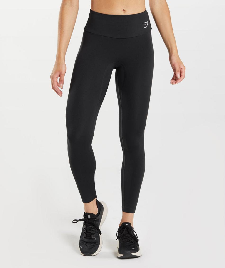 Leggins Gymshark Fraction Mujer Negras Blancas | CO 2831UZG